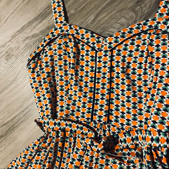 Fit and Flare Light Summer Dress with Pockets - Picture 6 of 6